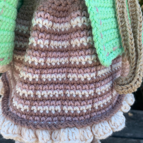 45 cm Organik Pamuk Amigurumi Bebek | Çıkarılabilir Kıyafetler