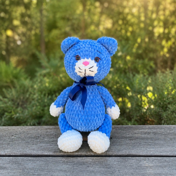 Kadife İpten Sevimli Kedi Oyun Arkadaşı – 30 cm