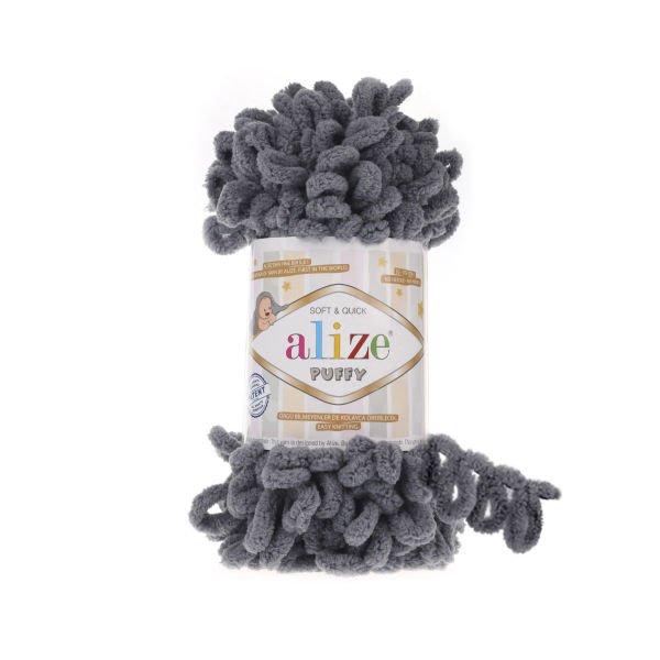 Alize Puffy -87 Koyu Gri